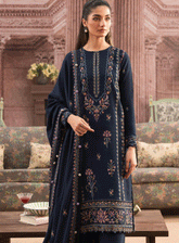 Seran Embroidered Viscose Unstitched 3 Piece Suit - SE23TD 09 NATALIA